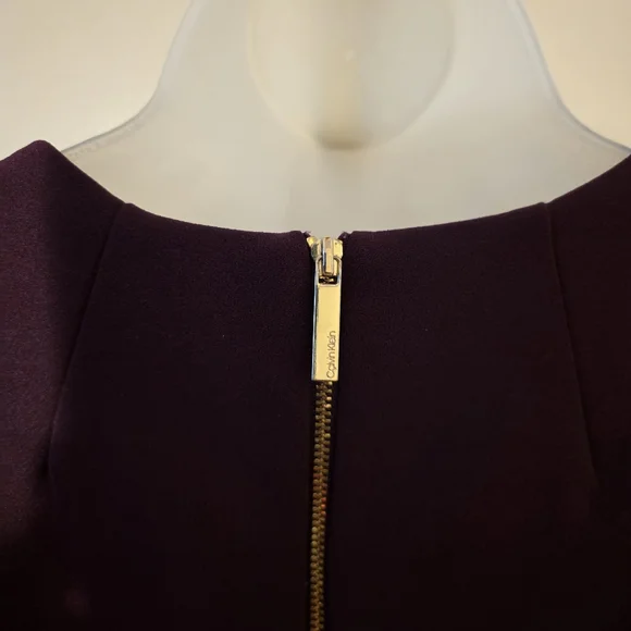 Calvin Klein Pink Collarless Blazer + Purple Ruffle Trim Short Sleeve - sz 8 Lot - Picture 11 of 11